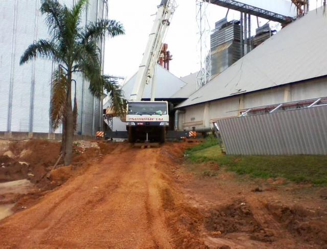 Locação de guindastes